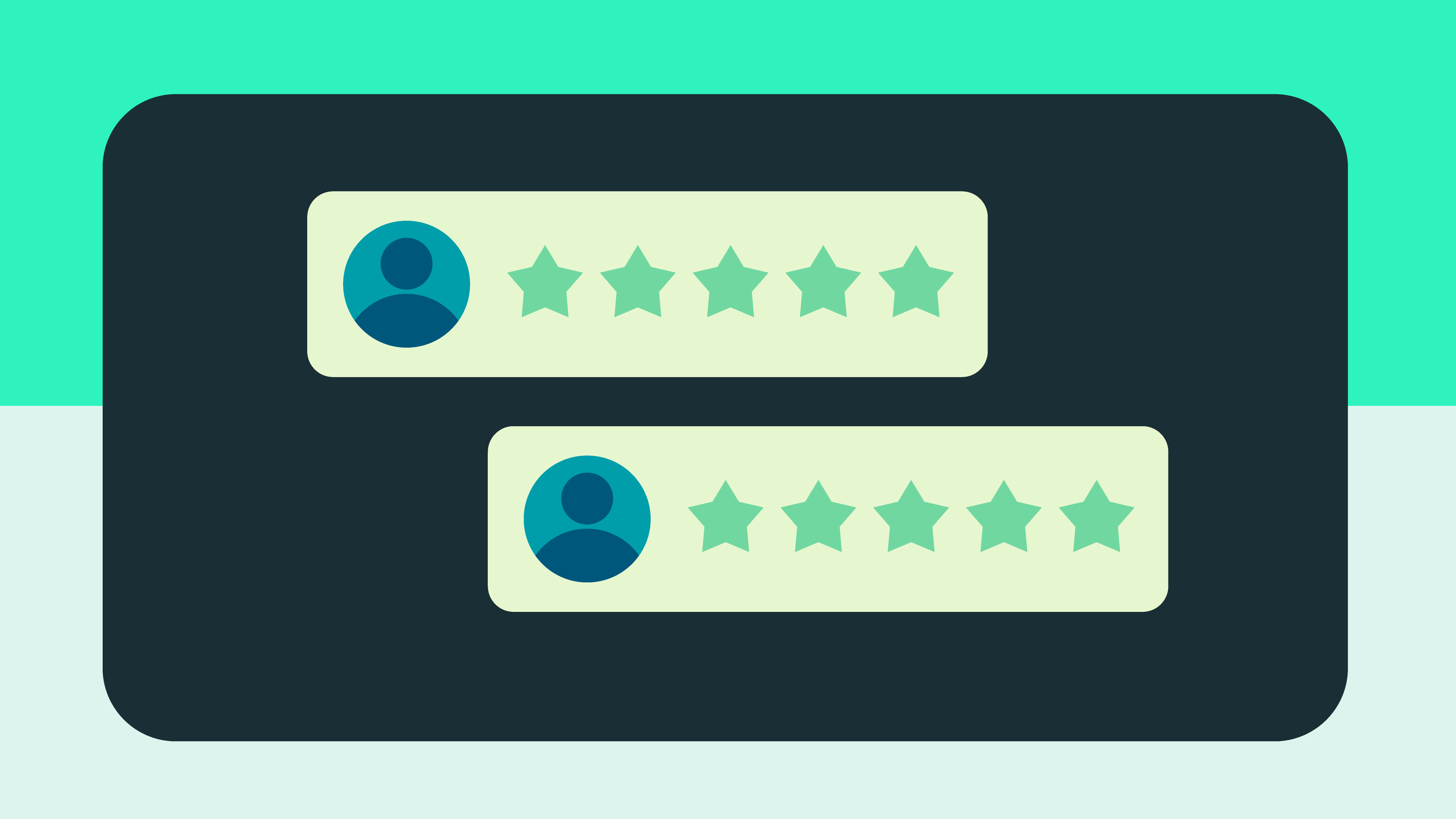 Reviews left on dedicated review sites to advertise products or services